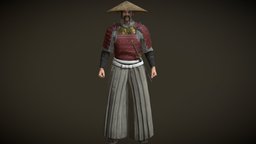 Samurai Character PBR Game Ready