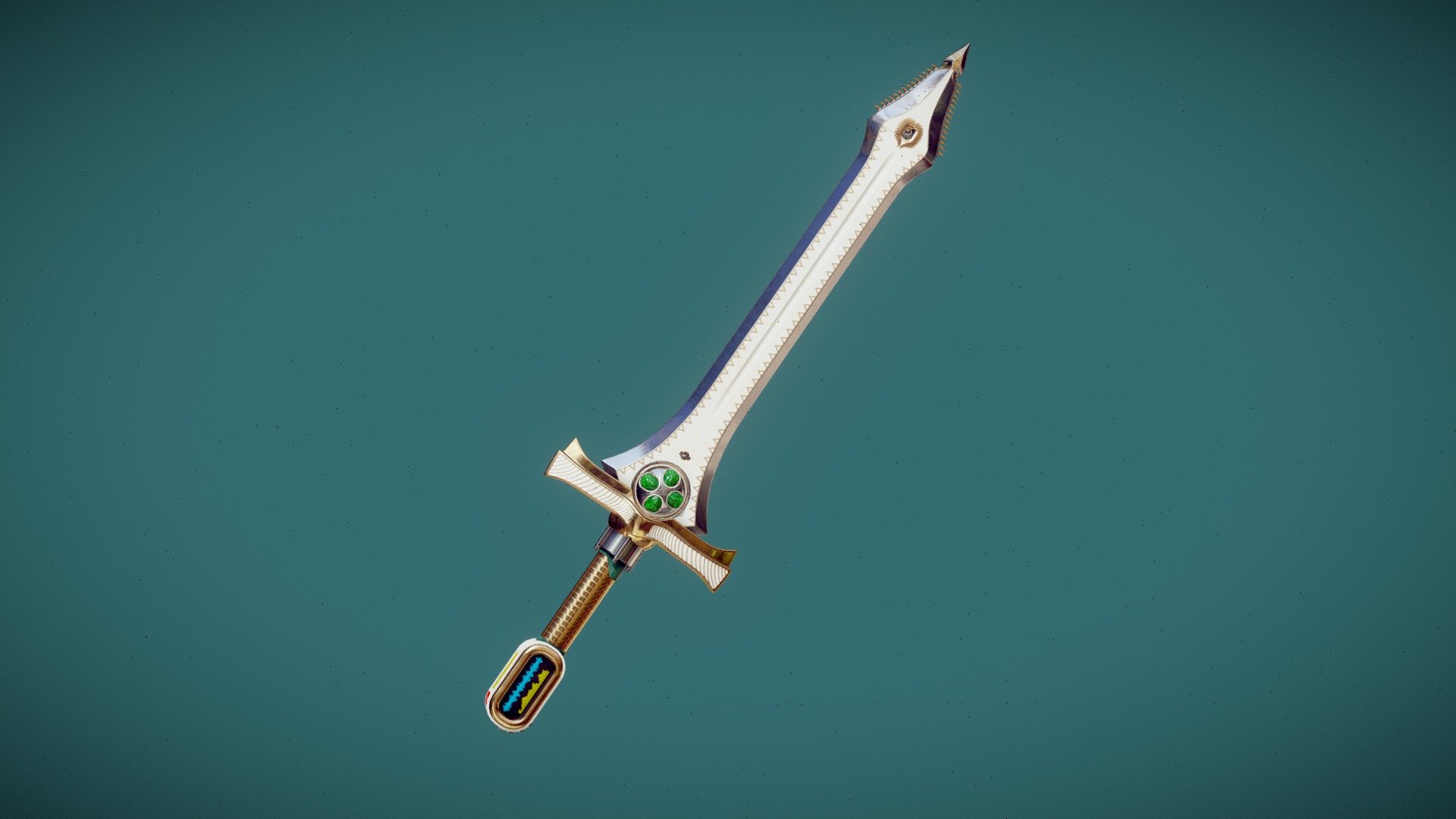 Kakapos Bite Sword 3d model