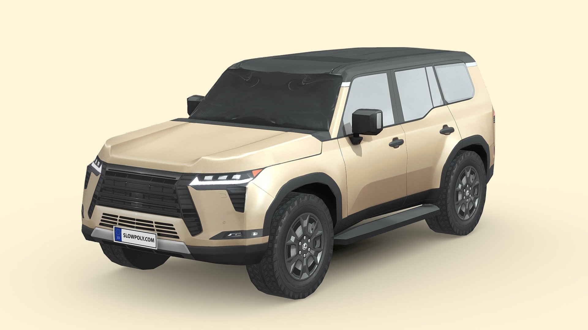 Lexus GX Overtrail 2024 3d model