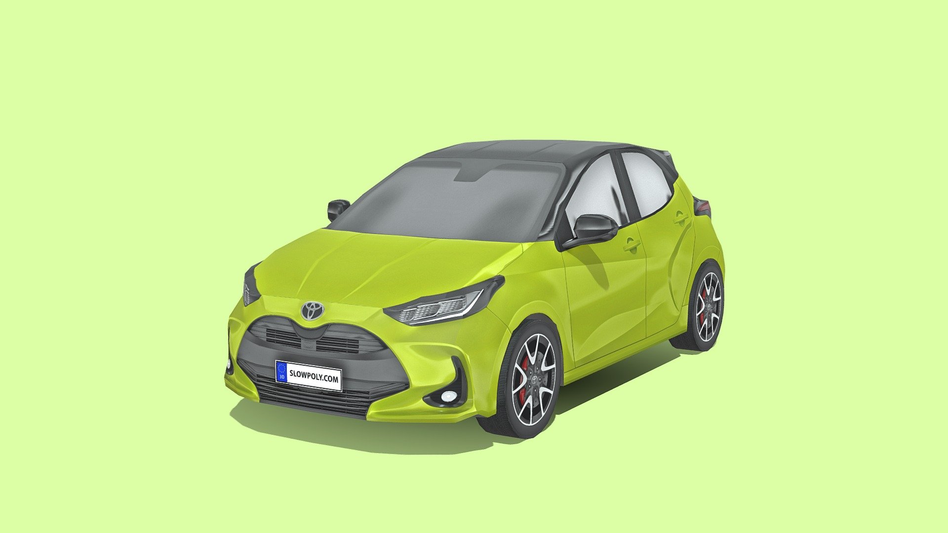 Toyota Yaris 2020 3d model