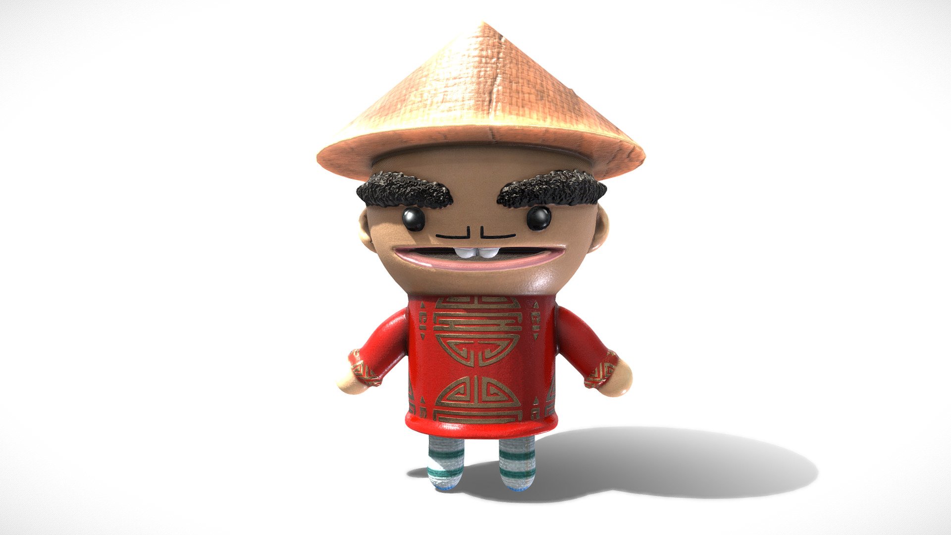 Chinesse Toy Character 3d model