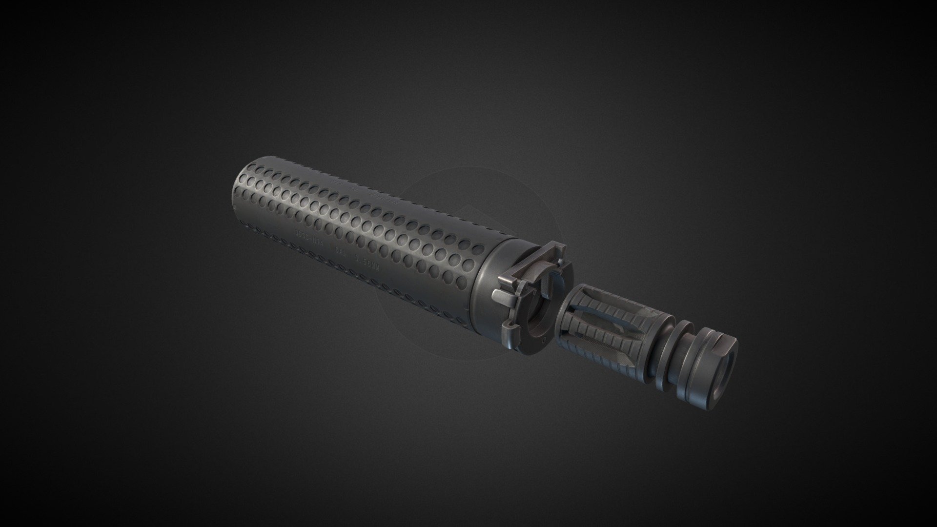 QDSS NT4 Suppressor 3d model