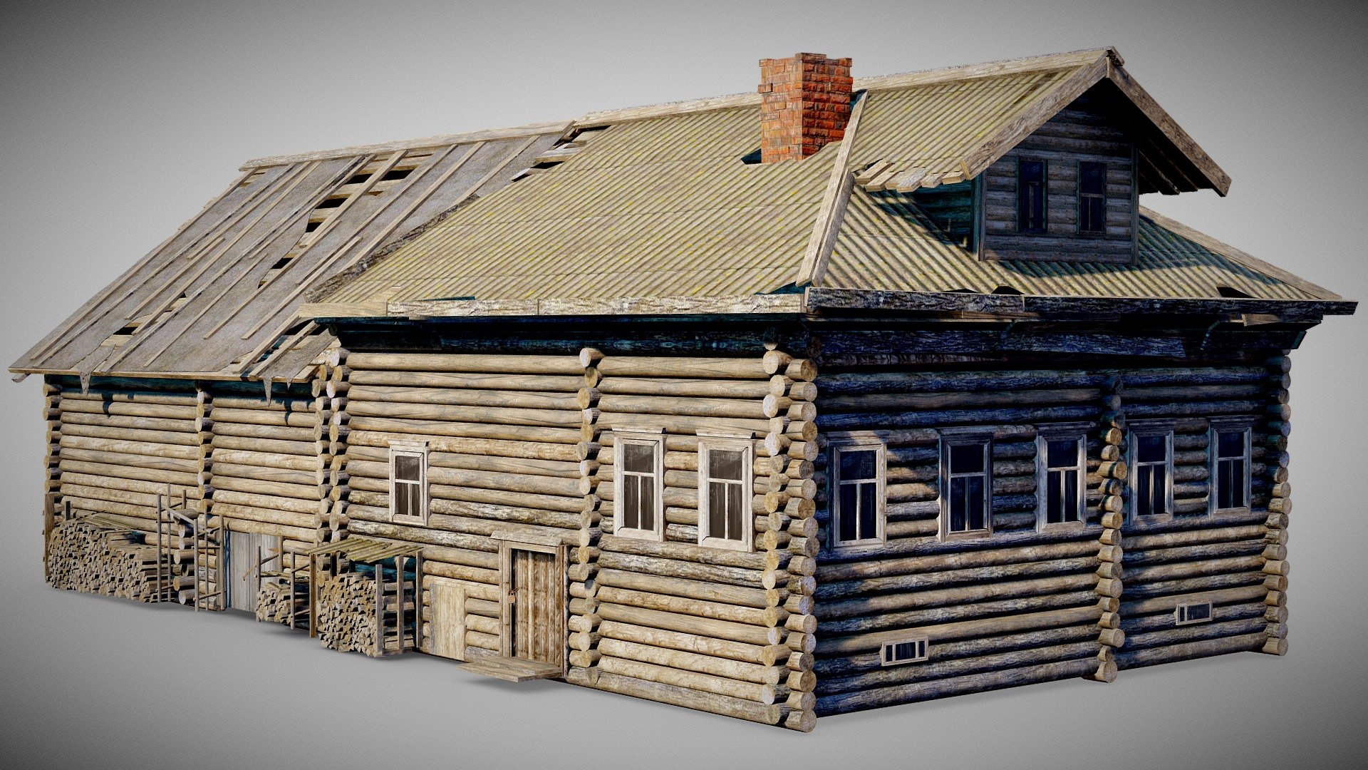 Woodenhouse_1 da1 3d model