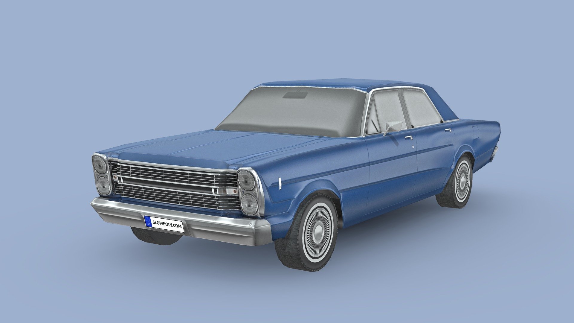 Ford Galaxie Sedan1966 3d model