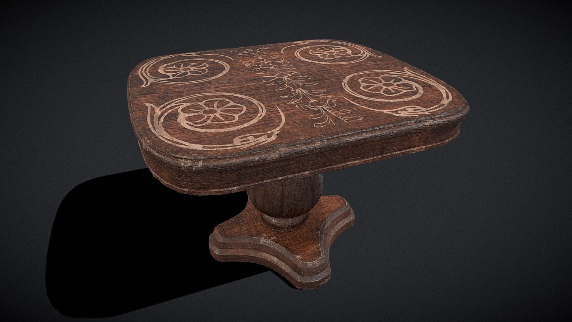 Renaissance Round 3d model