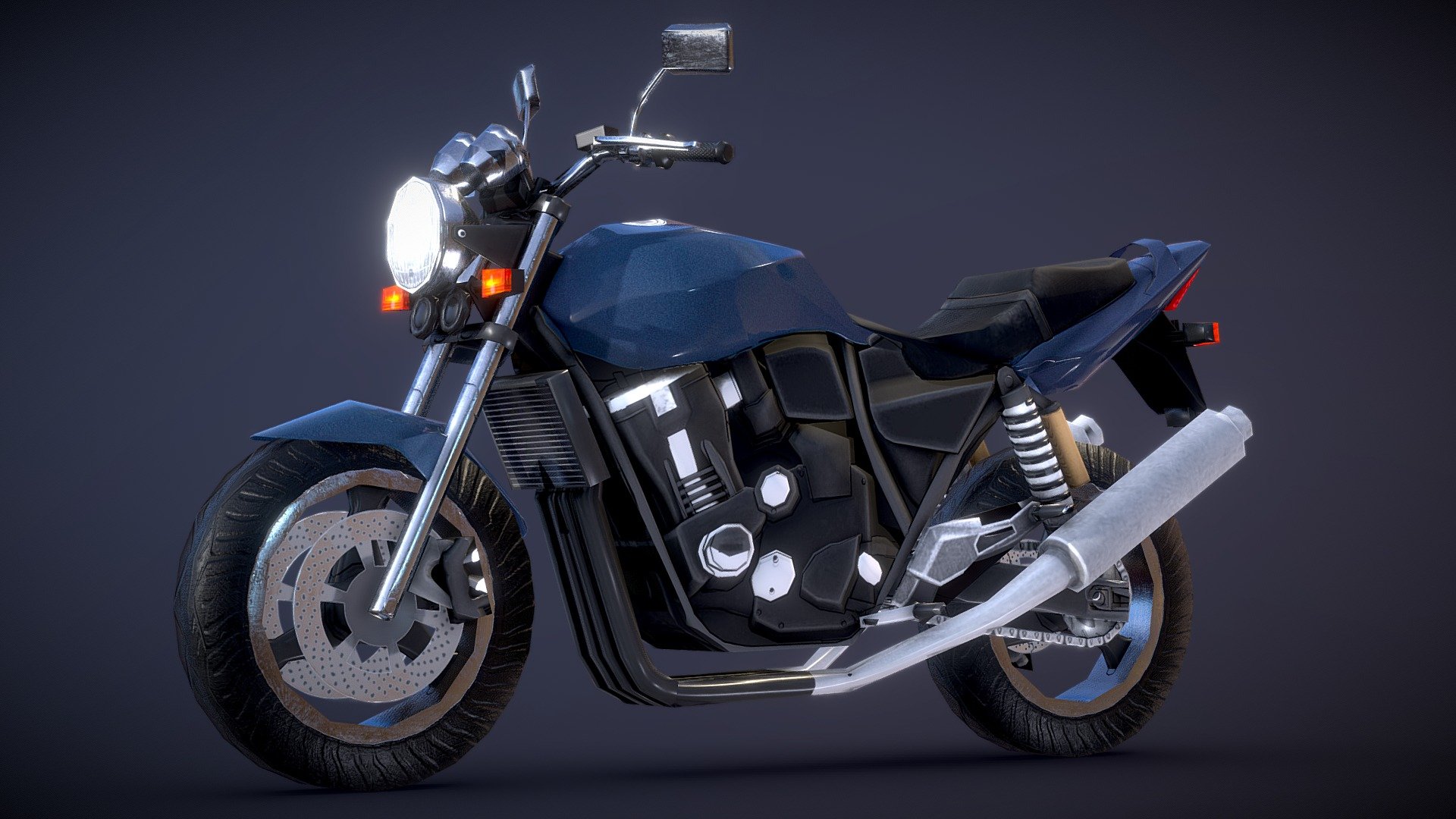 Honda CB400 3d model