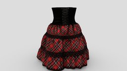 Female Corset Skirt