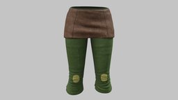 Female Medieval Steampunk Peasant Pants