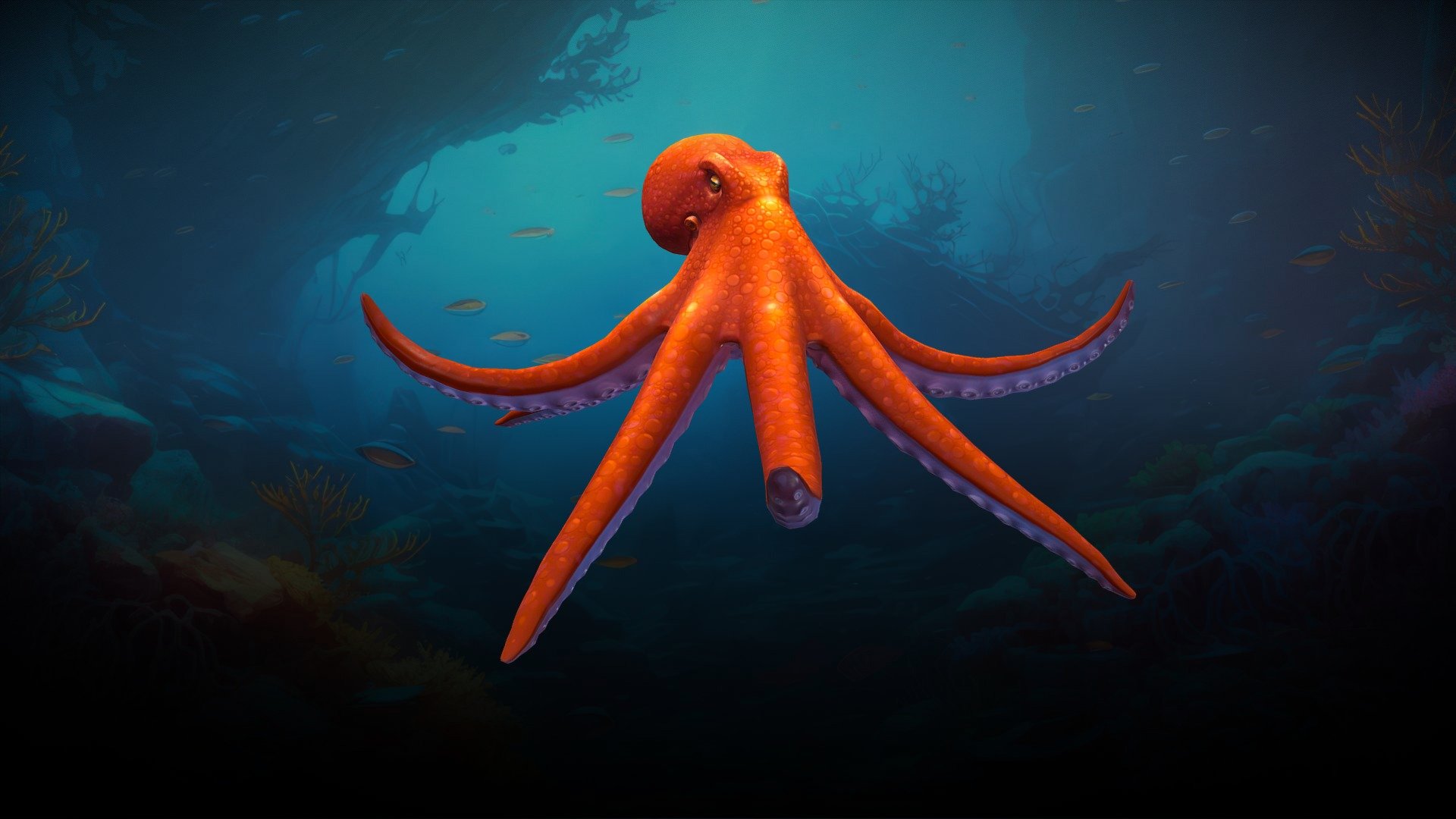 Stylized Octopus 3d model