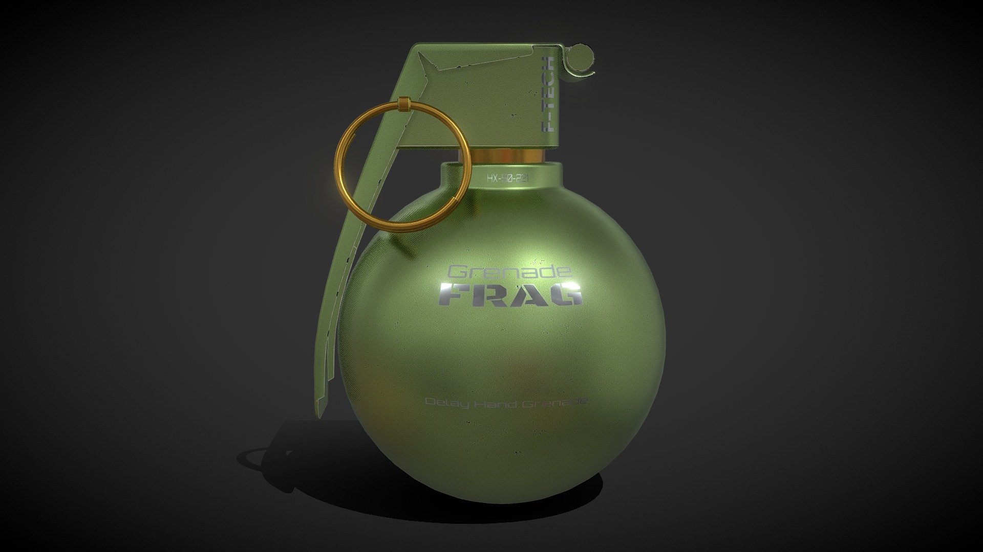 Modern Grenade V1 E3 3d model