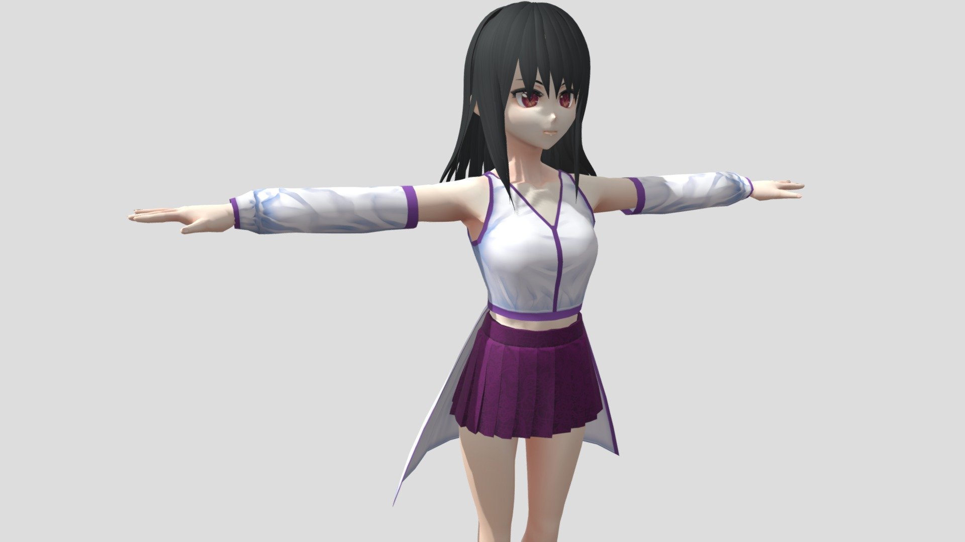 【Anime Character / alex94i60】Sakura (Miko V2) 3d model