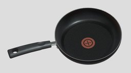 11 Inch Frypan Low Poly PBR