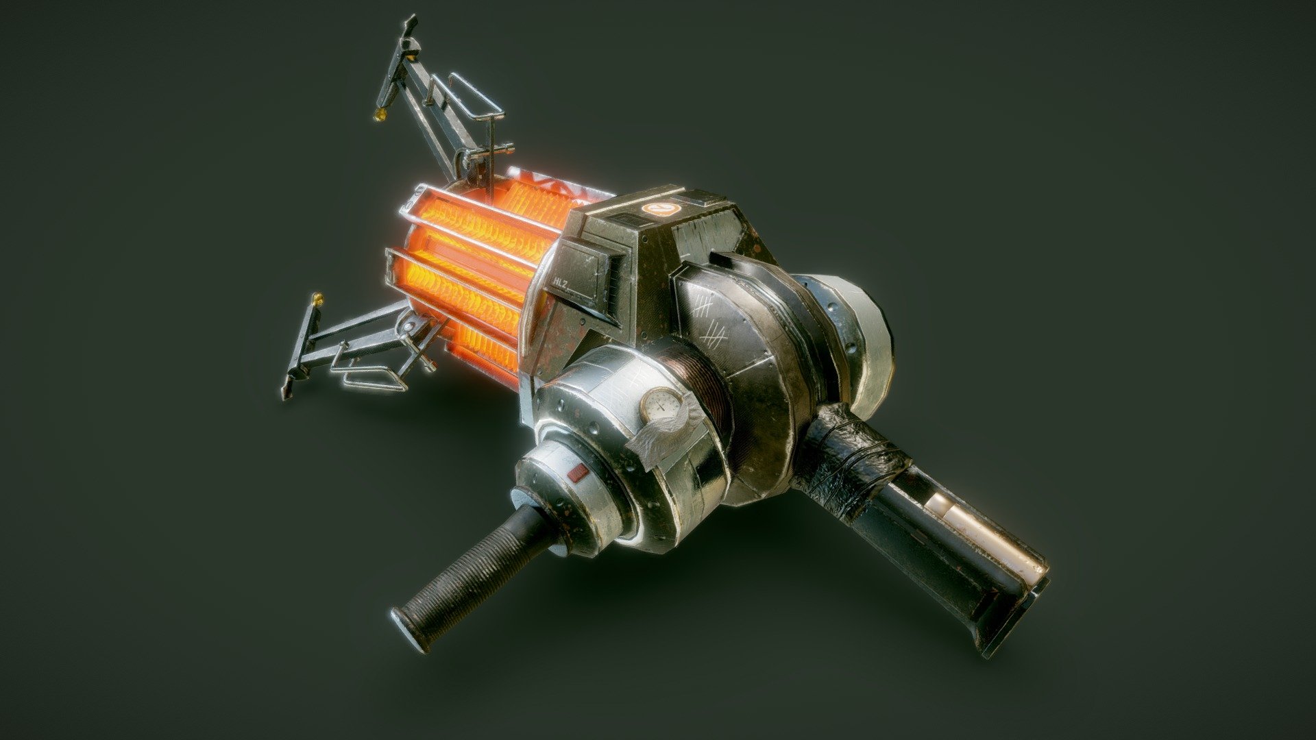 Half Life 2 Gravity gun 3d model