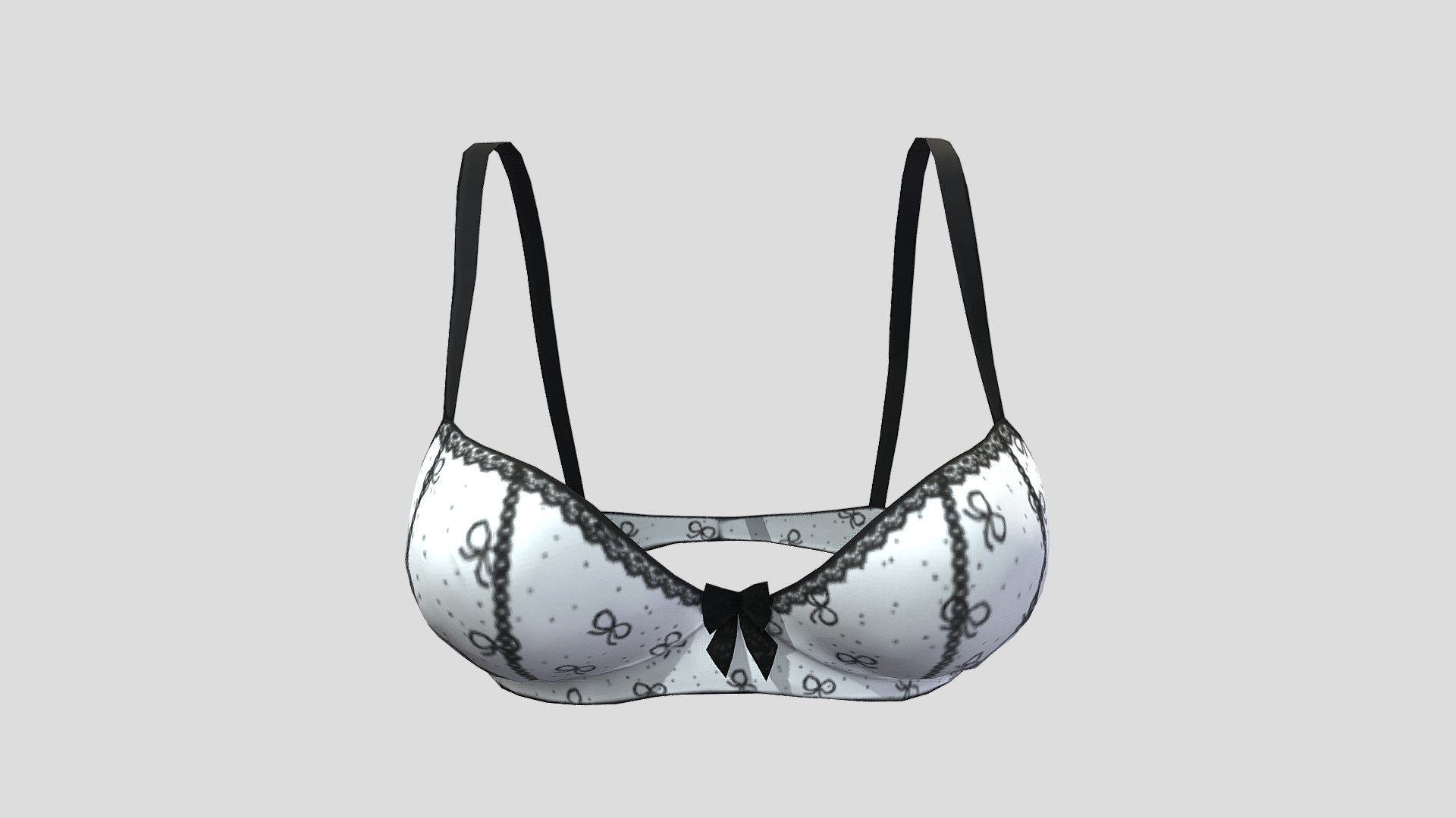 Female Lingerie Bra 3d model