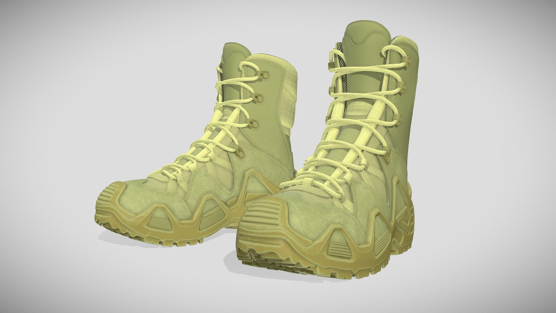 "Lowa" boots 3d model