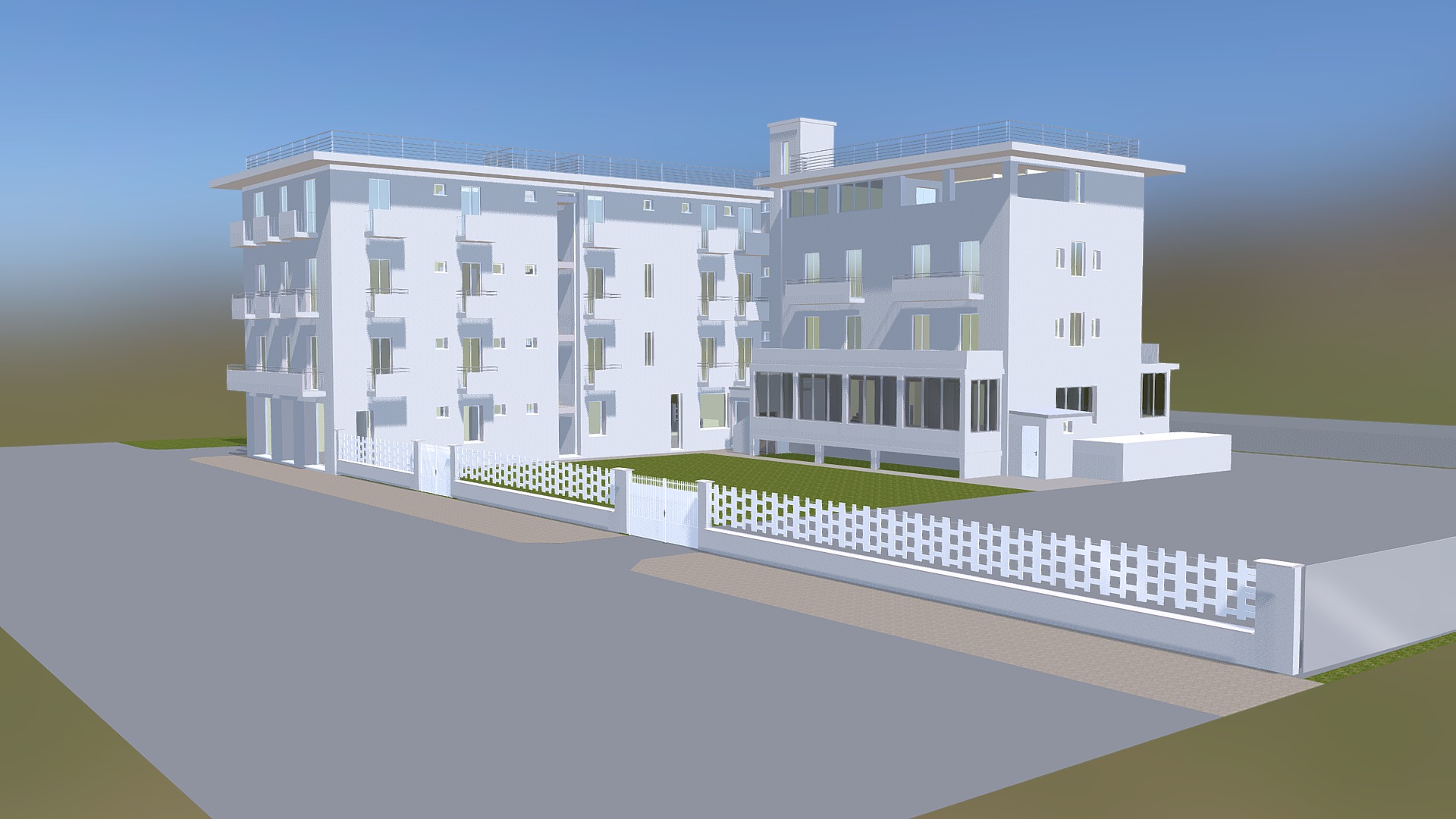 Hotel 3d model