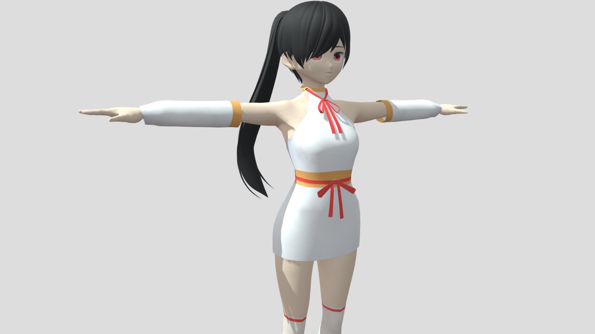 【Anime Character】Dai Wu Shuang (V1/Unity 3D) 3d model