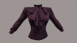 Female Ruffled Blouse