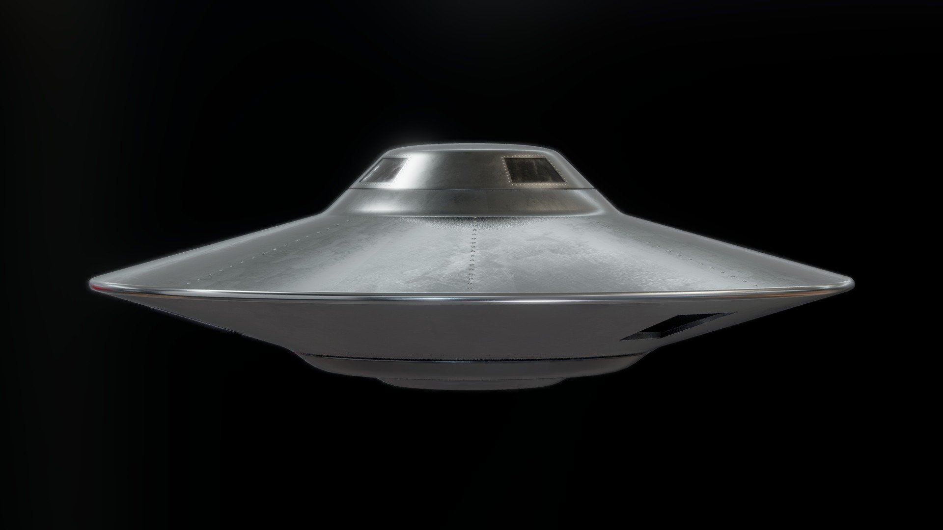 UFO Bob Lazar 3d model