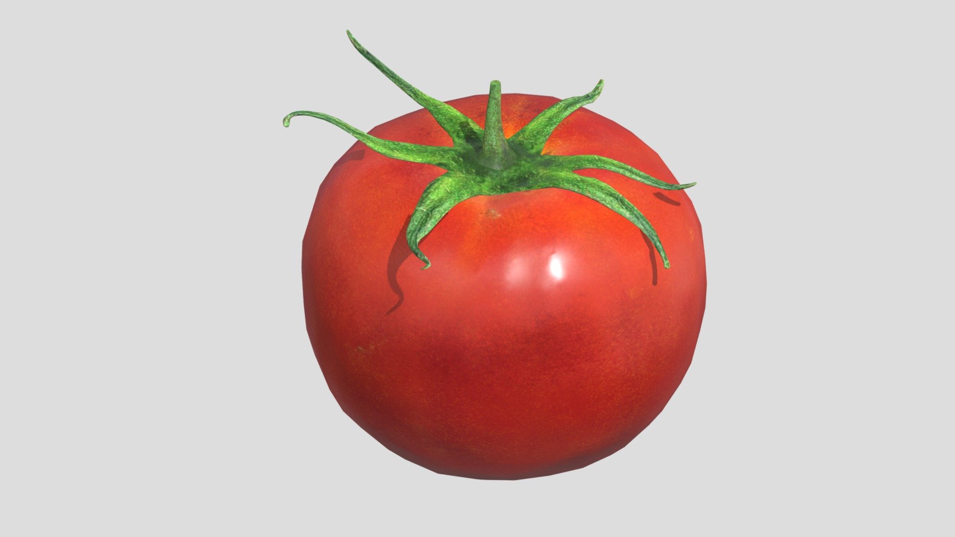 Tomato Low Poly PBR Realistic 3d model