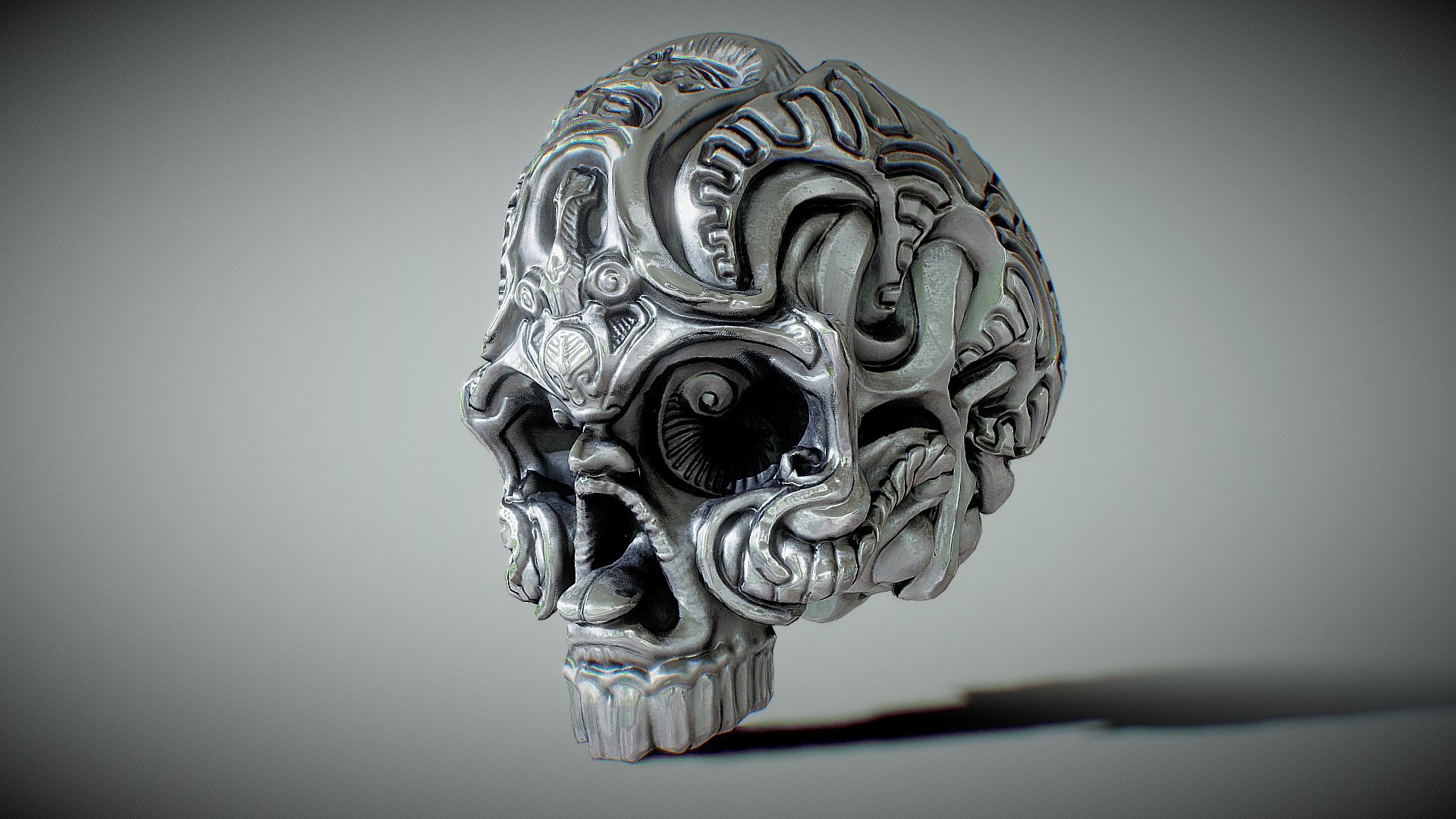 Voodoo Skull 3d model