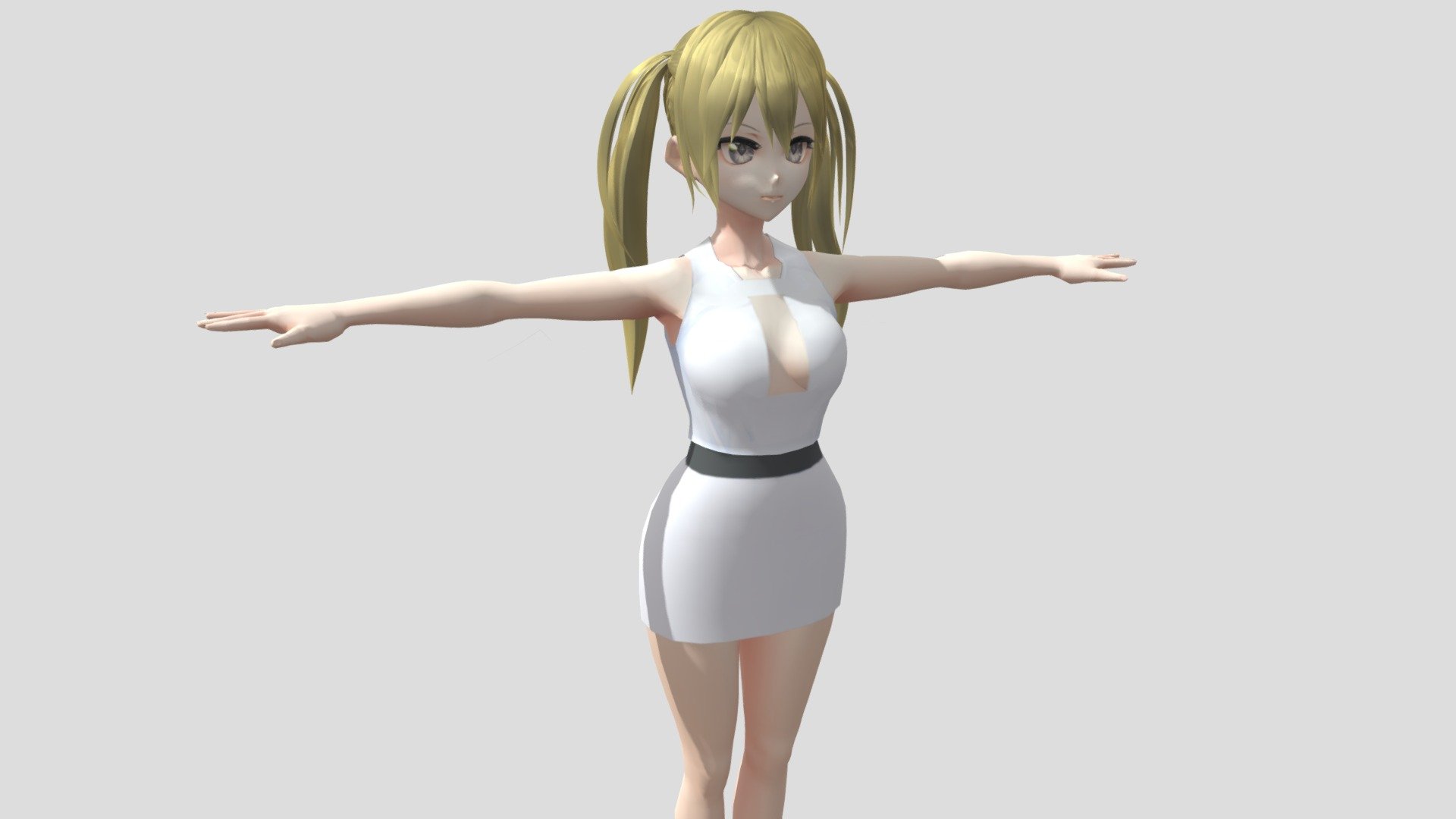 【Anime Character / alex94i60】Zoe (Casual) 3d model