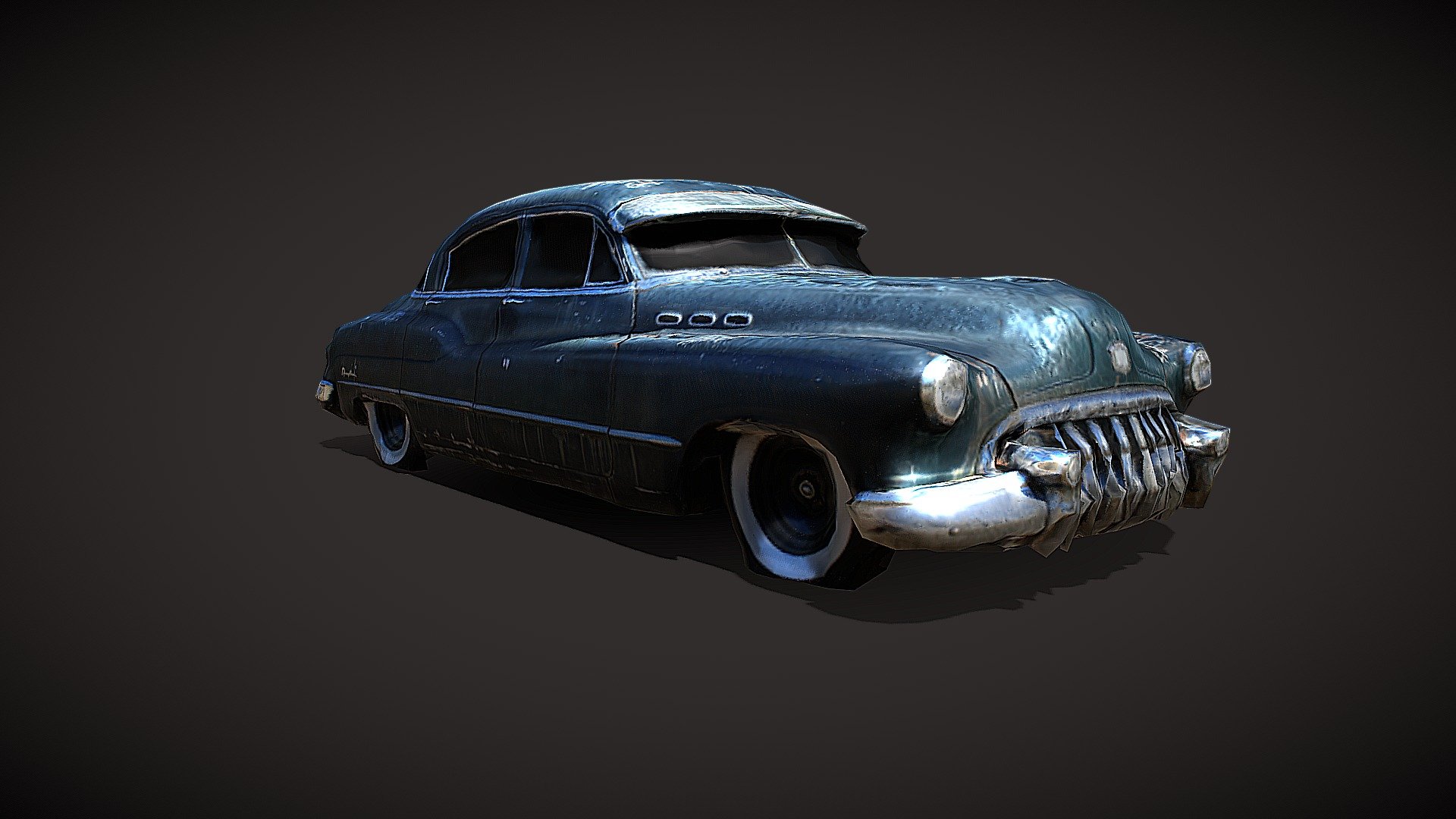 Old Buick 3d model