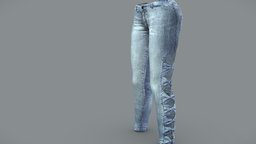 Female Bow Jeans