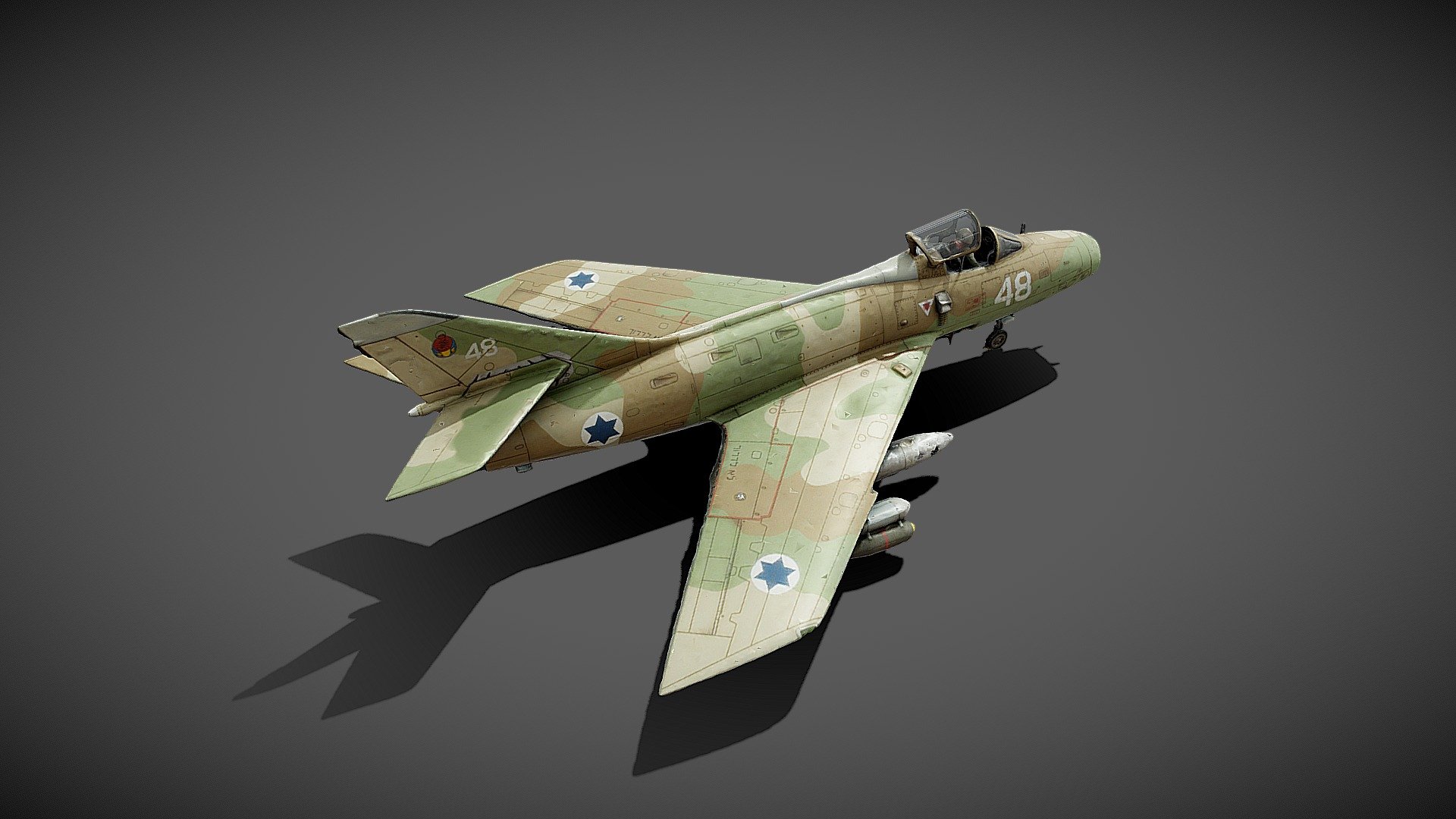 Israel Jet 3d model