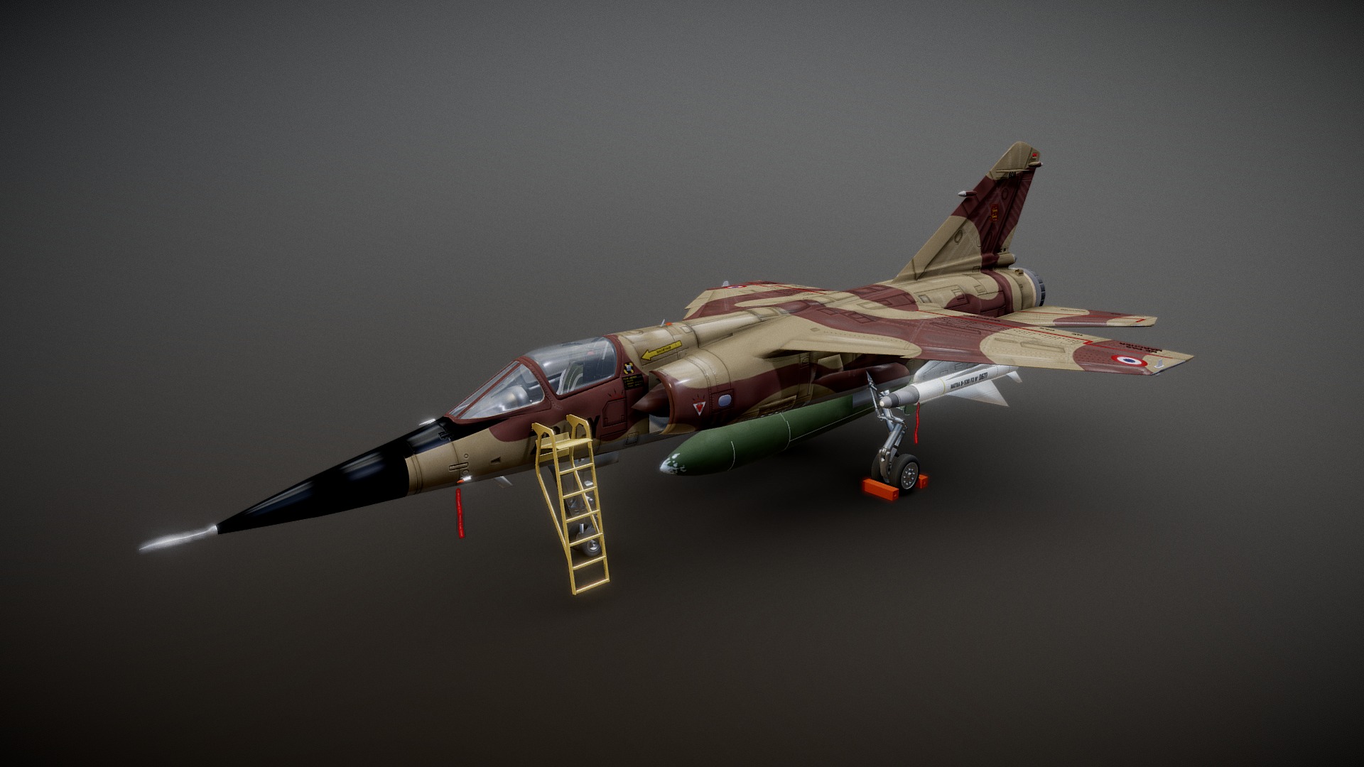 Mirage F1-C 3d model