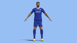 T-Pose Rigged Ruben Neves Al-Hilal