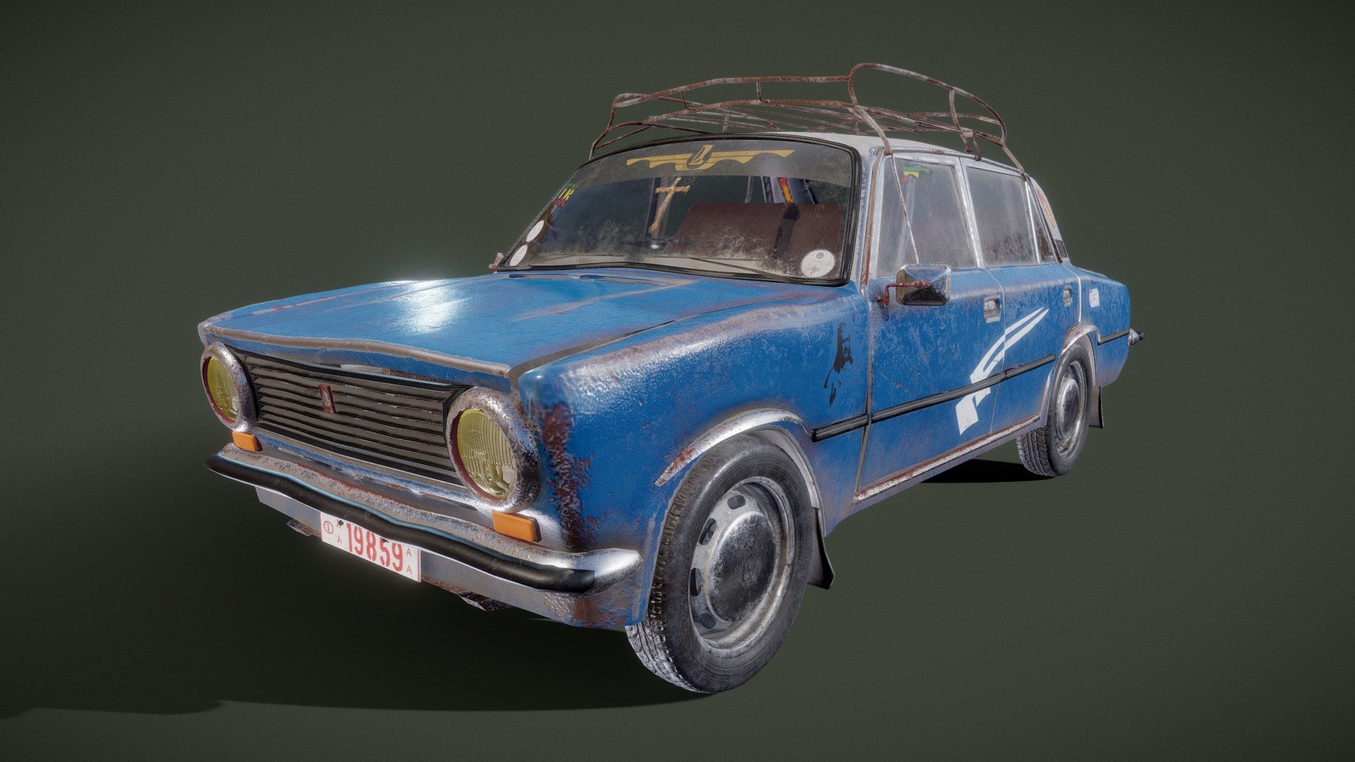 LADA VAZ 2101 3d model