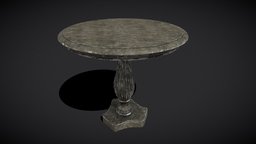 Round Garden Table