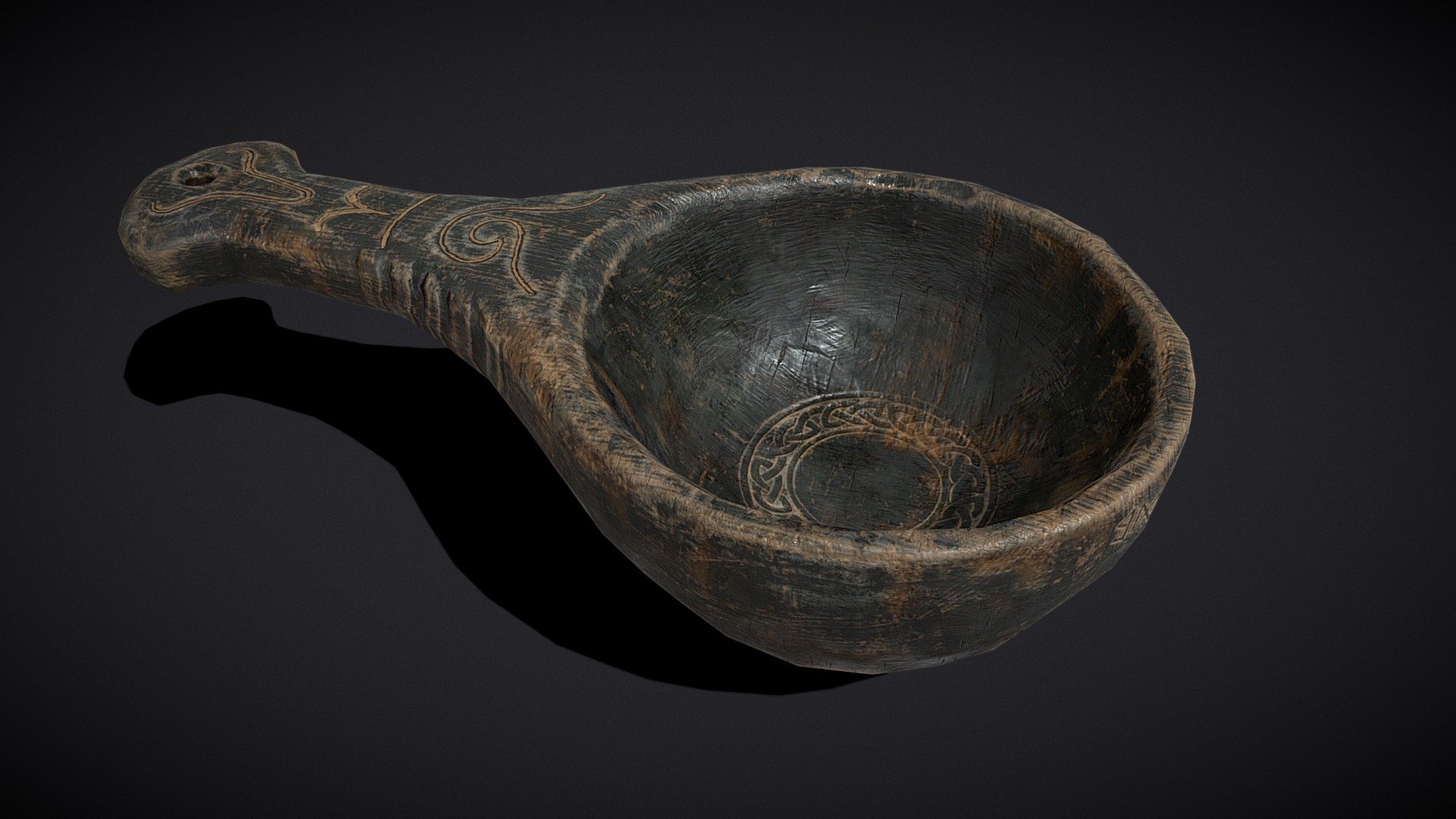 Scandinavian Bushcraft Bowl 3d model