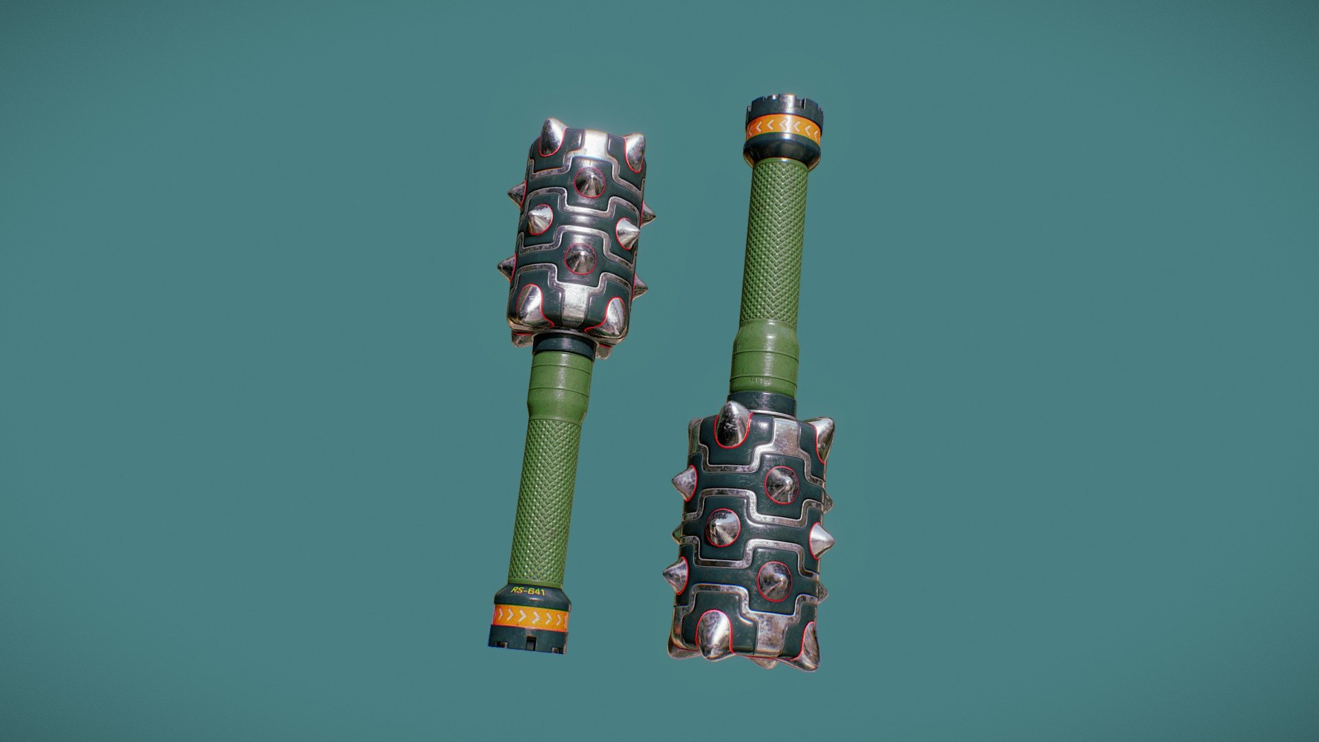 Sci-fi Grenade 3d model