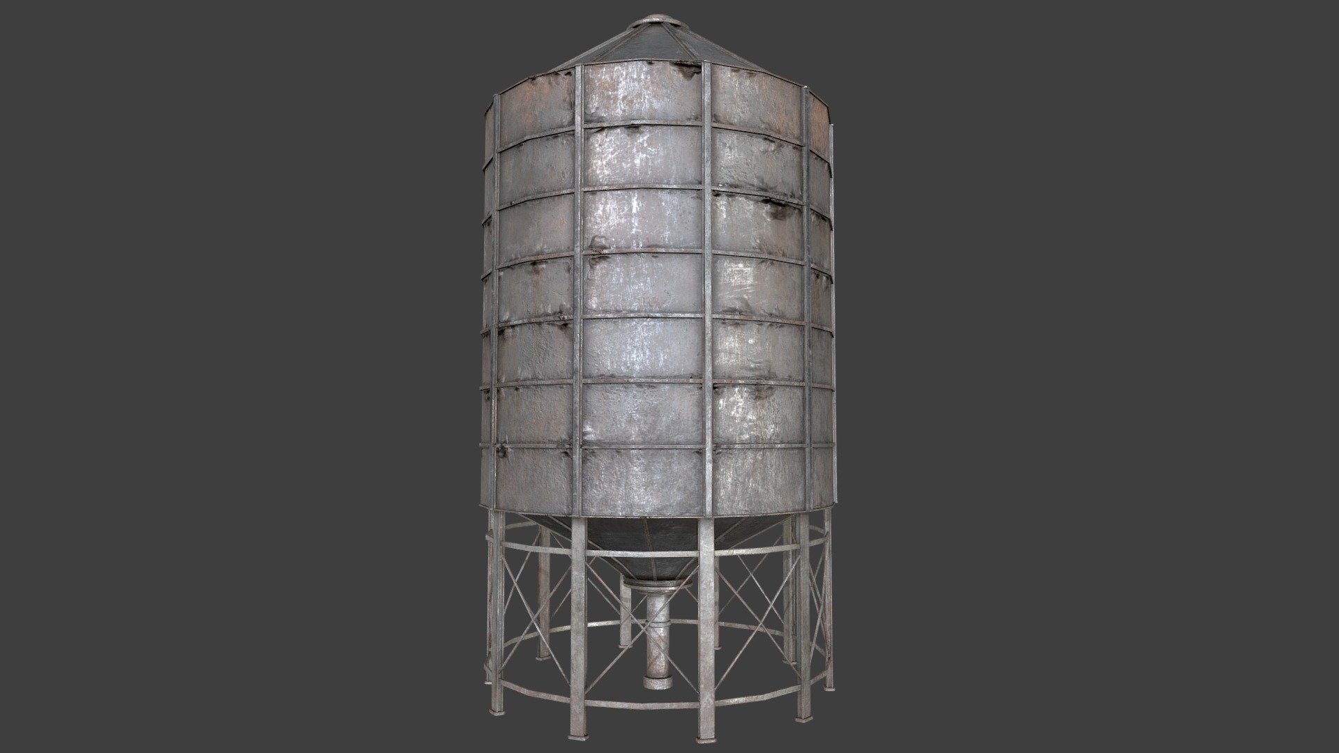 Silo 6 C PBR 3d model