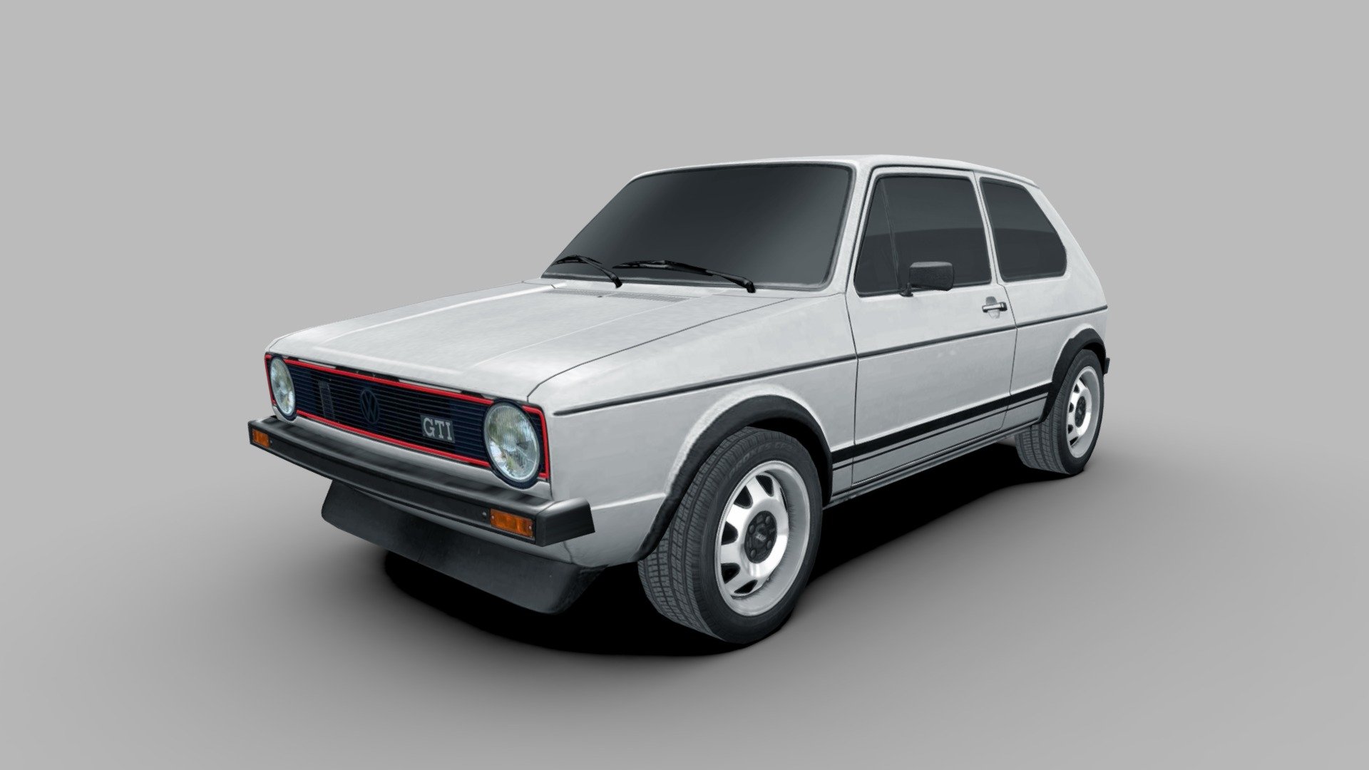 Volkswagen Golf GTI 1976 3d model