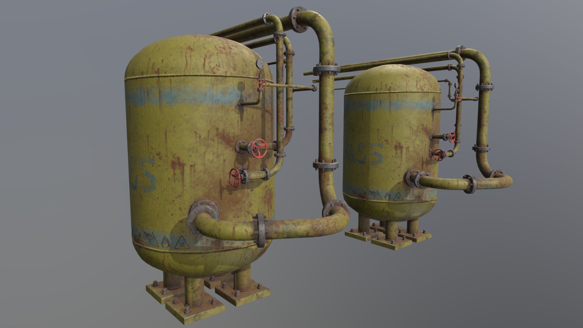 Gas Tank 3d model