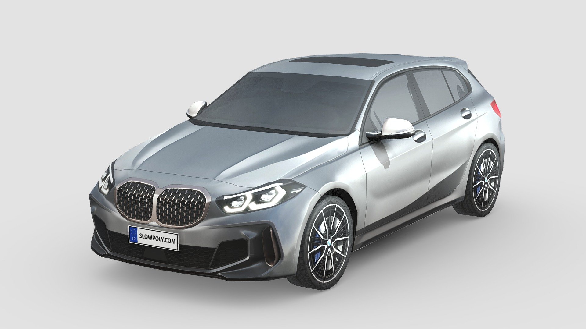 BMW M135i 2022 3d model