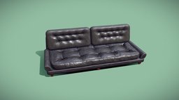 Loveseat Sofa Game Ready Asset