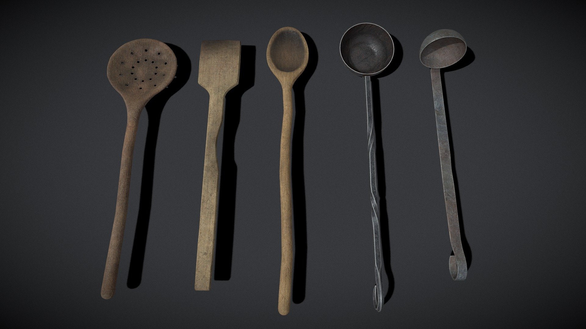 Kitchen Utensils 3d model