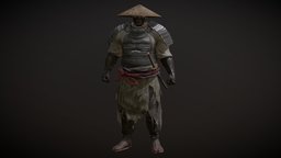 Samurai Character PBR Game Ready