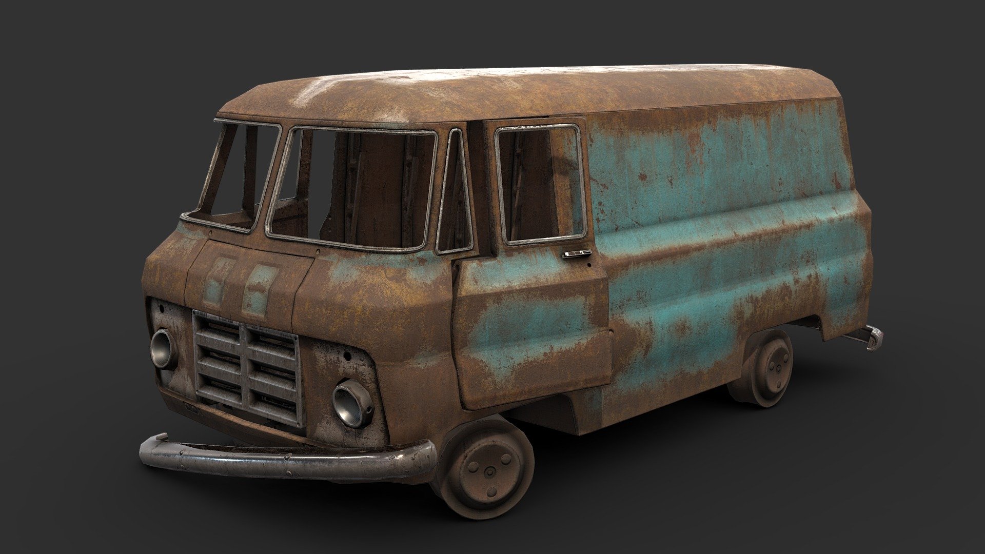 Old Van 3d model