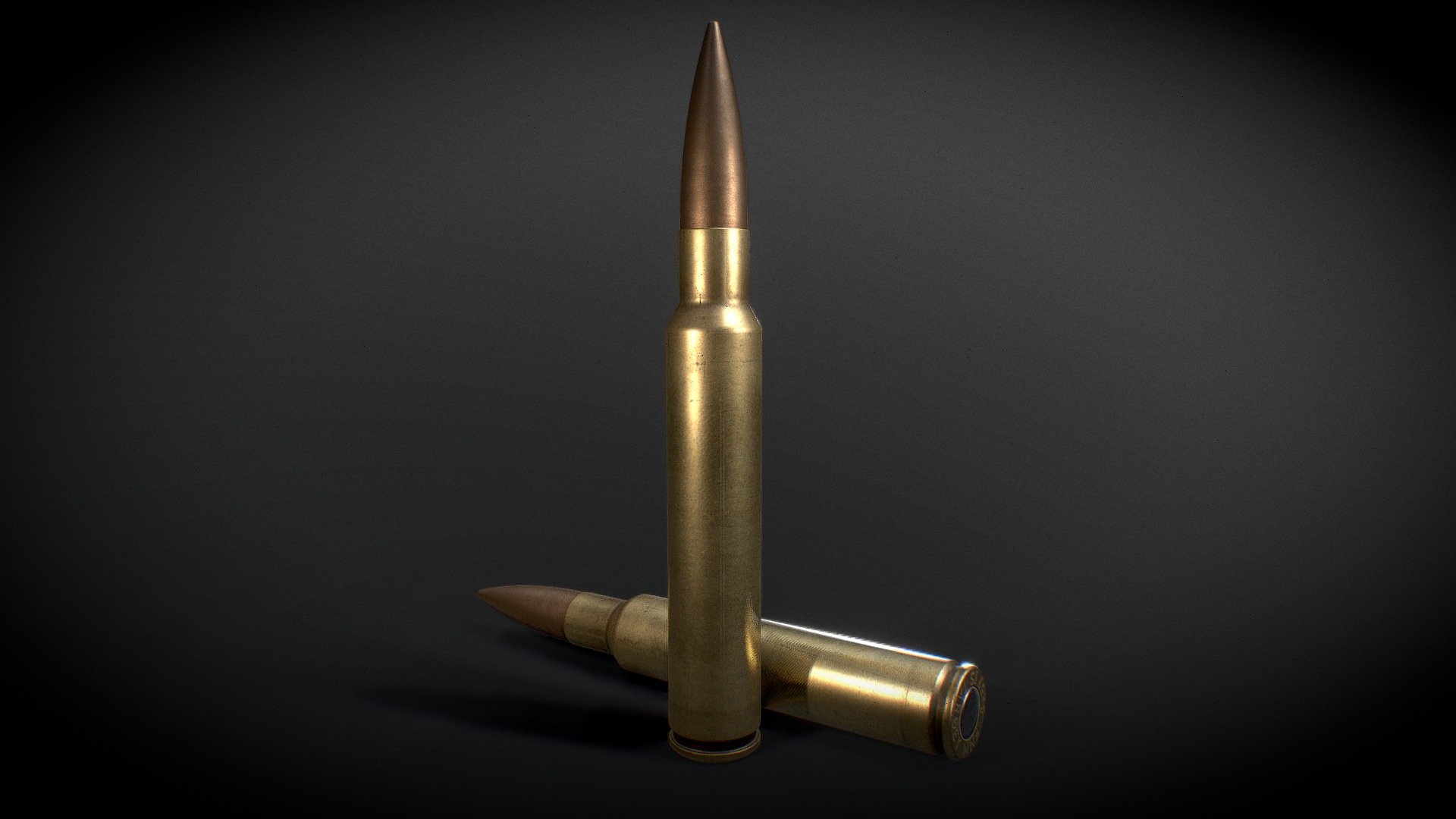 FNM 8x57mm IS Mauser Ammunition 3d model