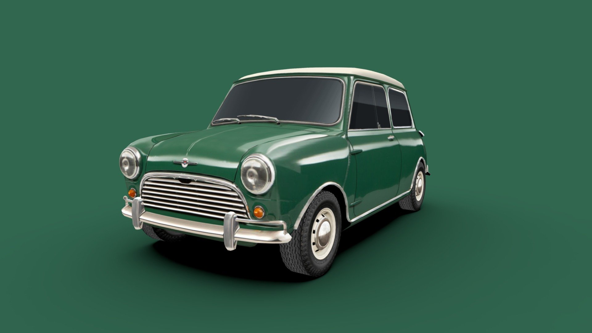 Morris Mini Cooper Mark I 3d model