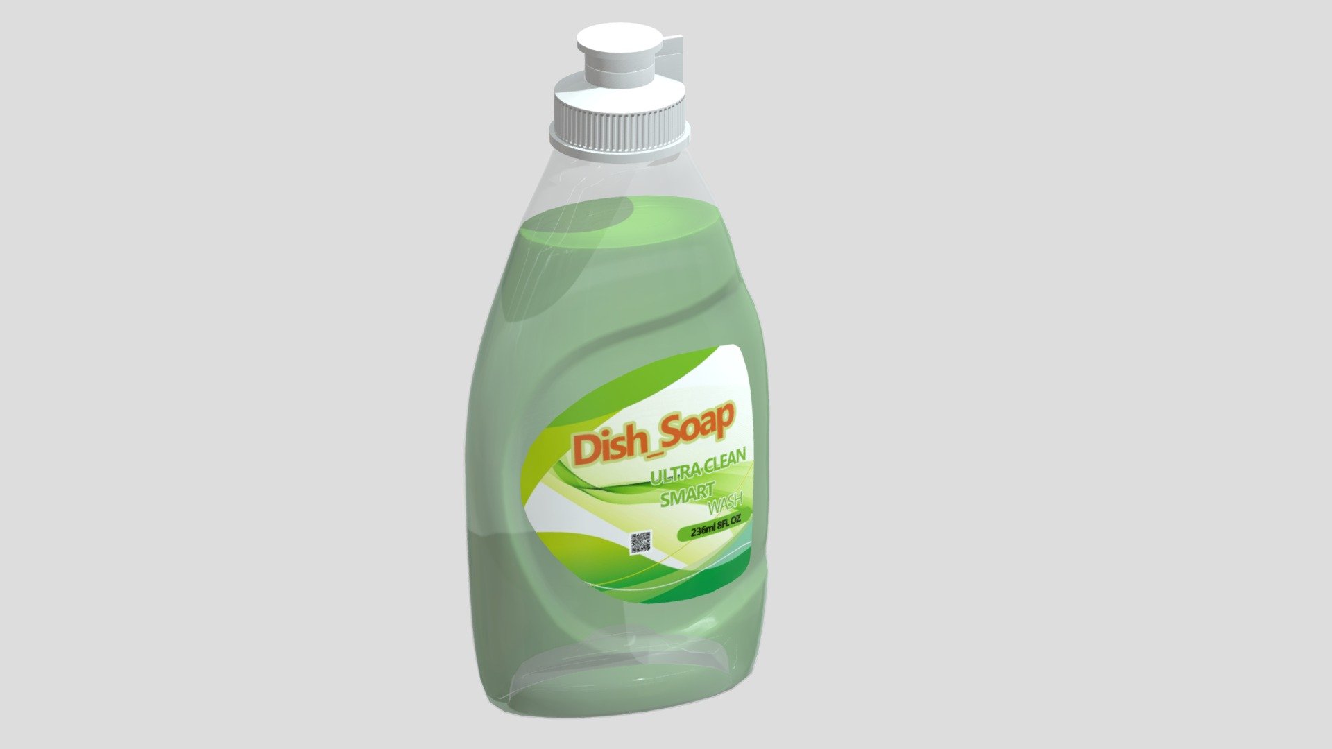 Dish Soap Low Poly PBR Realistic 3d model