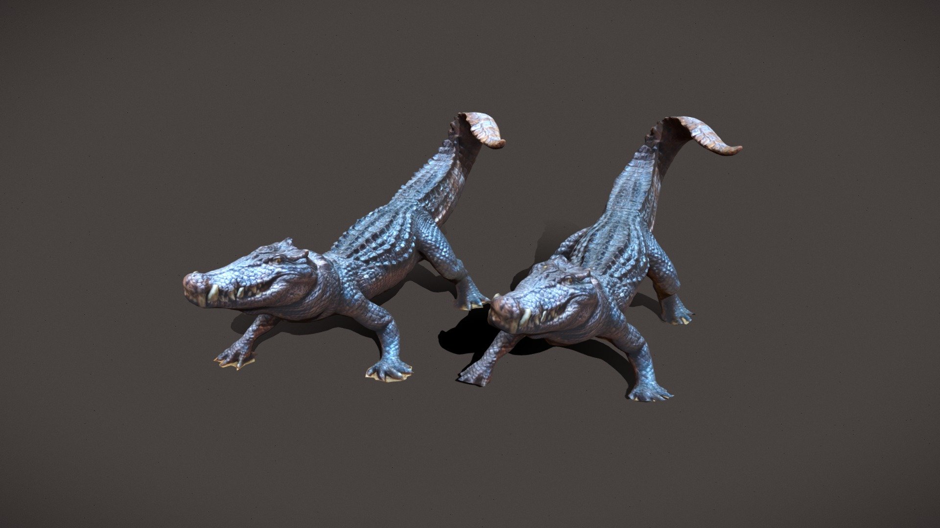 Crocodile toy photogrammetry model 3d model