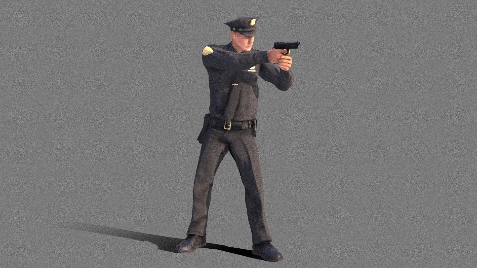 Policeman 3d model