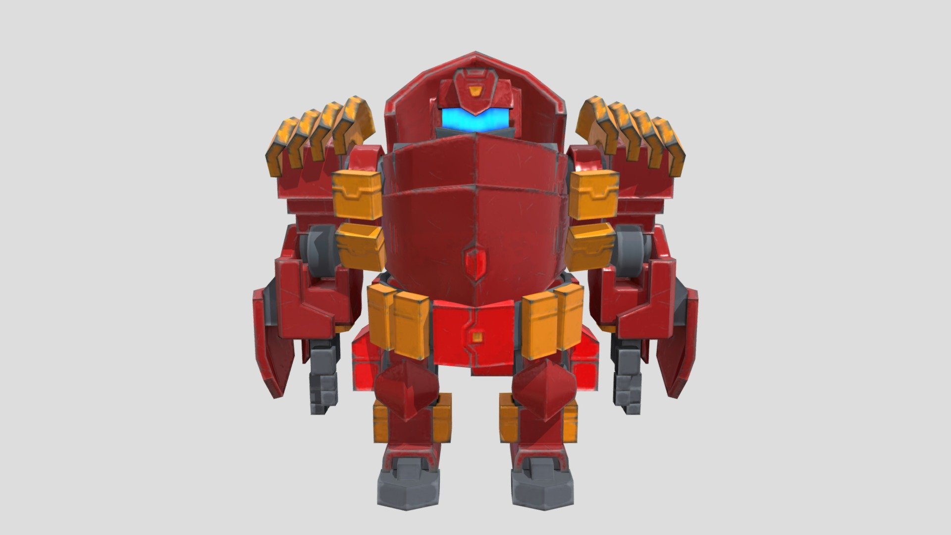 Heavy Metal Mini Con Platemail 3d model