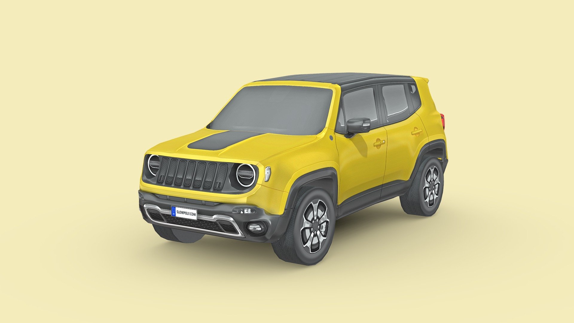 Jeep Renegade 2019 3d model